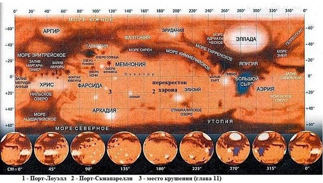 Регионы Марса